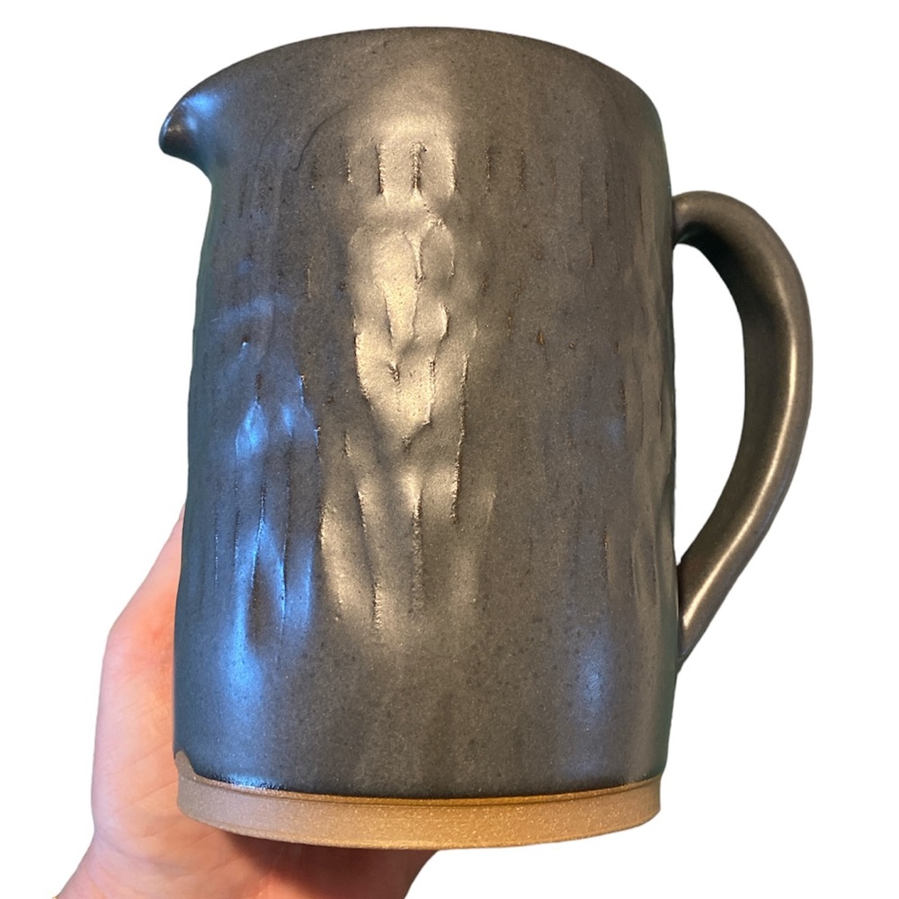 Beautiful hand thrown pitcher.